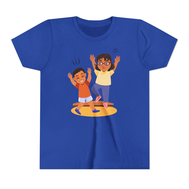 Akash and Mila Youth Short Sleeve Tee