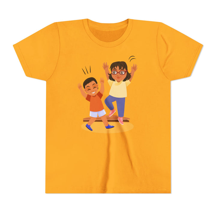 Akash and Mila Youth Short Sleeve Tee