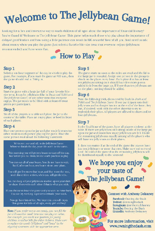 The Jellybean Game Rules Sheet